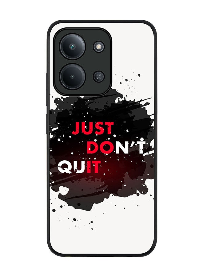 For Xiaomi Poco C85 4G Case,Slim fit Camera Protection, Shockproof Thin Phone cover  - Just don't quit